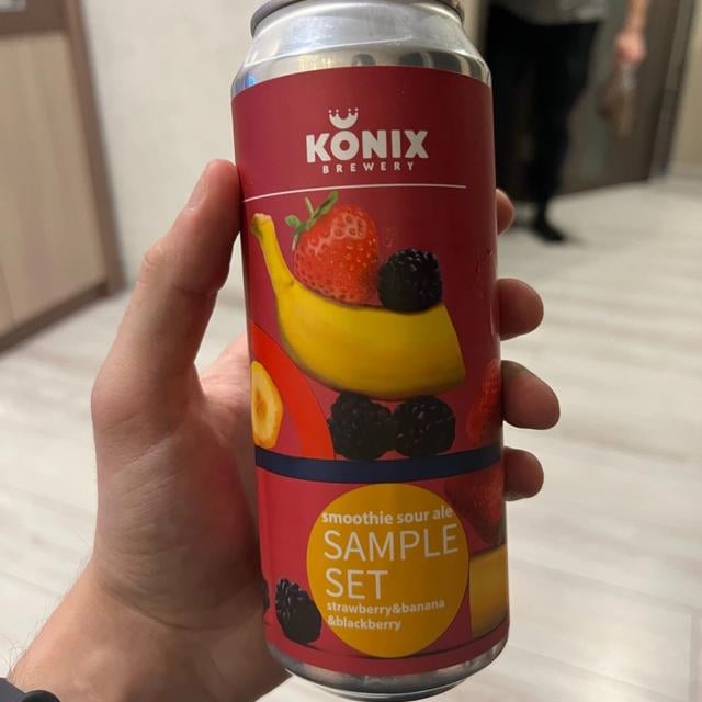 Sample Set Strawberry & Banana & Blackberry